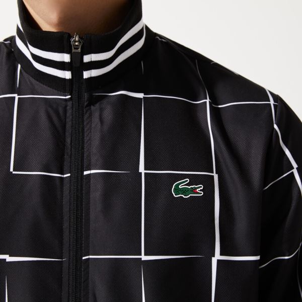 Fancy Consult tape Trening Lacoste Barbati Noi - Lacoste Lacoste SPORT Lightweight Print Tennis Tracksuit Negrii / Albi Fancy Consult tape Trening Lacoste Barbati Noi - Lacoste Lacoste SPORT Lightweight Print Tennis Tracksuit Negrii / Albi
